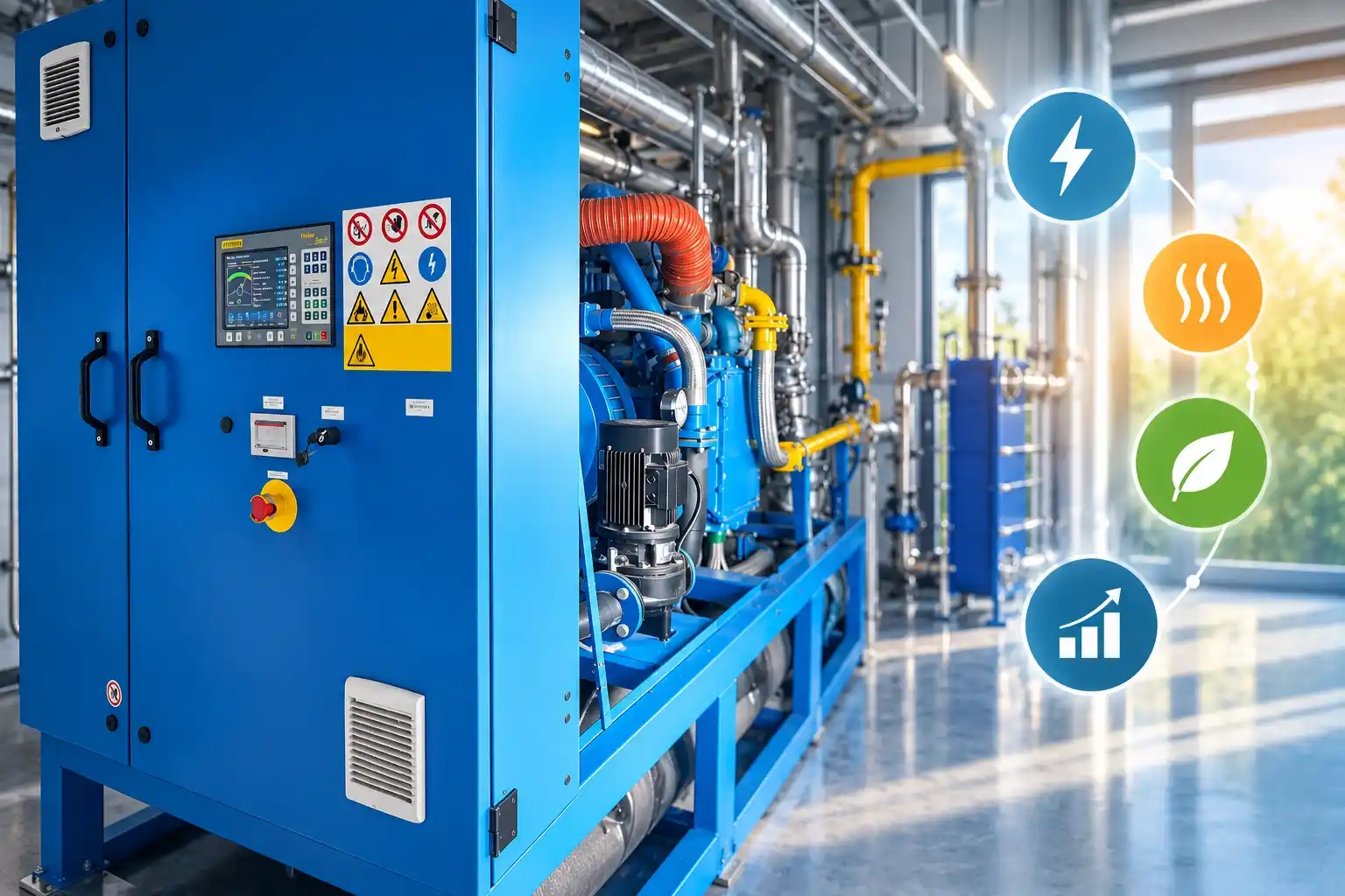 Úspory energií – pořízení nové kogenerační jednotky a rekonstrukce výměníkové stanice